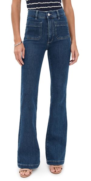 DL1961 Bridget Bootcut High Rise Instasculpt Jeans Blue Water (DL Airbrushed) 30
