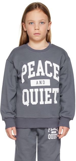 Museum of Peace & Quiet SSENSE Exclusive Kids Navy Sweatshirt