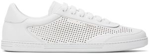 Dolce&Gabbana Baskets Saint Tropez blanches en cuir de veau