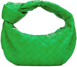 Bottega Veneta Green Mini Jodie Top Handle Bag