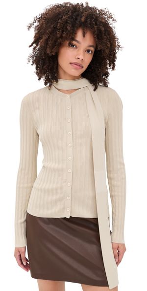 rag & bone Gianna Cardigan Beige S