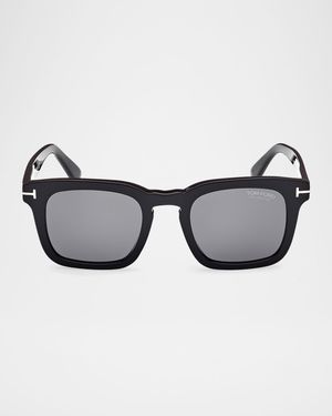 Men's Dax Polarized Acetate Square Sunglasses