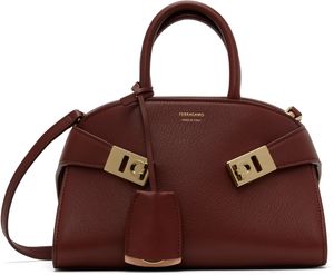 Ferragamo Micro sac bourgogne - Hug