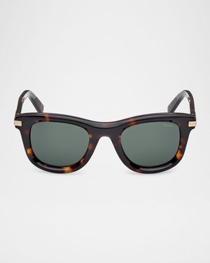 Men's Acetate Square Sunglasses