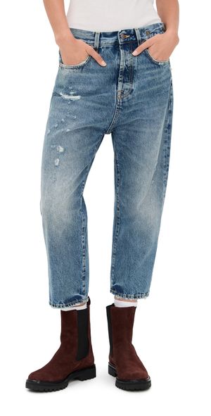 R13 Tailored Drop Denim Bain Blue 31