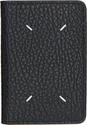 Maison Margiela Black Four Stitches Card Holder