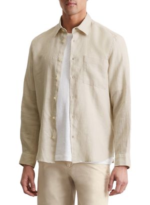 Marc O'polo - Chemise en lin - Taille XL - Beige