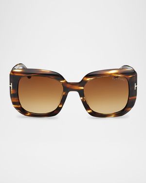 Carla-02 Acetate Square Sunglasses