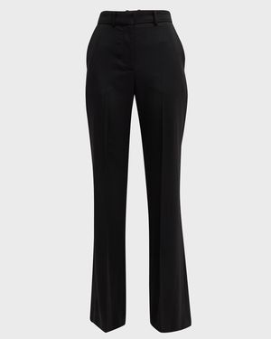 Morissey High-Rise Stretch Wool Pants
