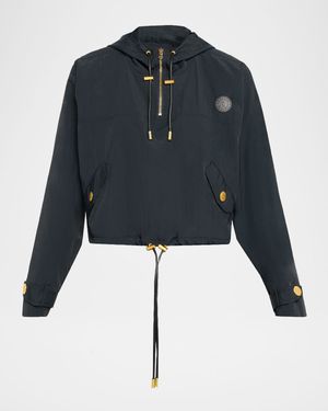 Bronwyn Cropped Water-Repellent Windbreaker
