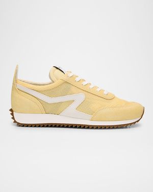 Mesh Suede Retro Runner Sneakers