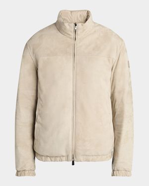 Men's Cernay Reversible Suede and Quilted Jacket