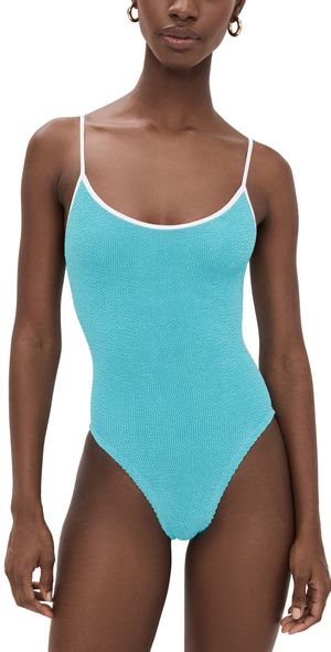 Hunza G Pamela One Piece Aqua One Size