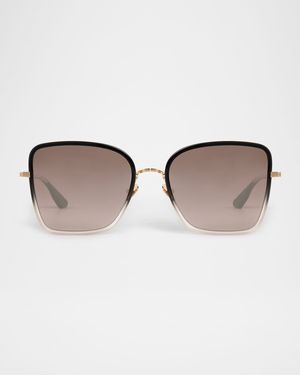 Jolene Acetate & Titanium Butterfly Sunglasses