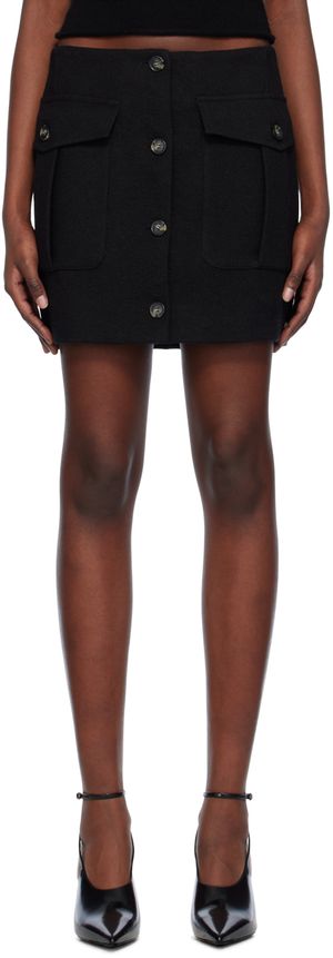 Sportmax Black Derna Miniskirt