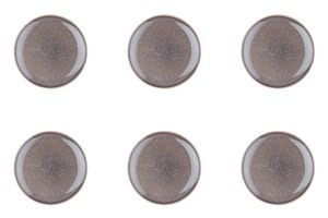 Bjorn - Assiette stellar ø18cm - 6 pièces - gris béton - Taille Unique - Gris