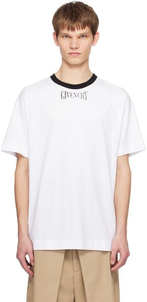 Givenchy White Standard-Fit T-Shirt