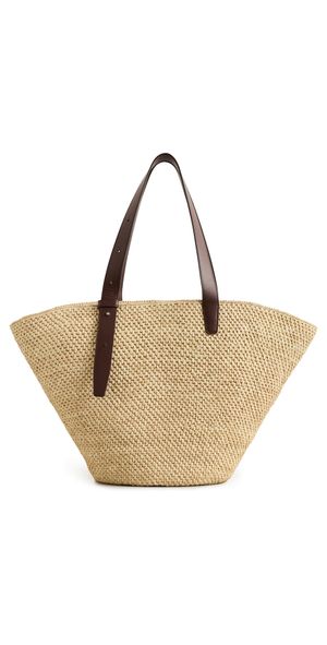LIÉ STUDIO The Bianca Raffia Large Bag Natural One Size