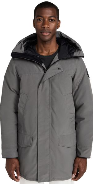 Canada Goose Black Disc Langford Parka Coastal Grey-Gris cotier M