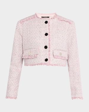 Lainey Cropped Tweed Jacket