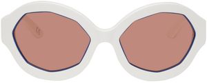 Marni White RETROSUPERFUTURE Edition Cumulus Sunglasses