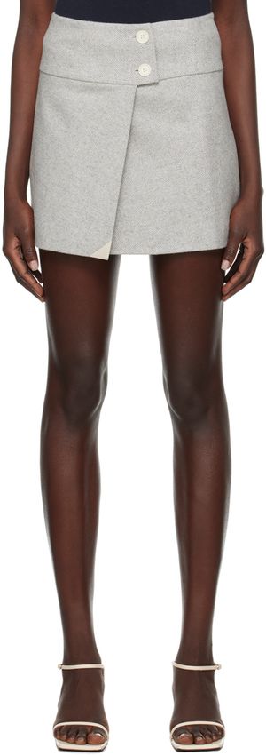 The Garment Gray Trento Miniskirt