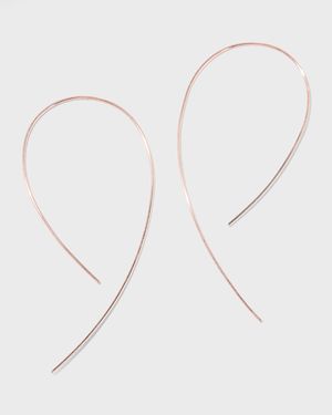 Yellow Gold Hooked On Hoop Earrings