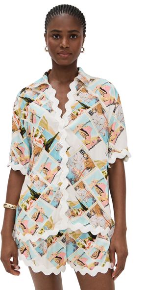Seven Wonders Caterina Shirt Vacay Aqua XL