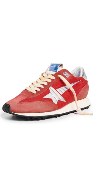 Golden Goose Running Marathon Sneakers Red/Silver 42