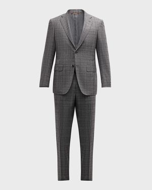 Men's Prince of Wales Wool Suit