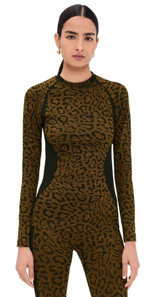 Goldbergh Feline Baselayer Long Sleeve Top Jaguar L/XL