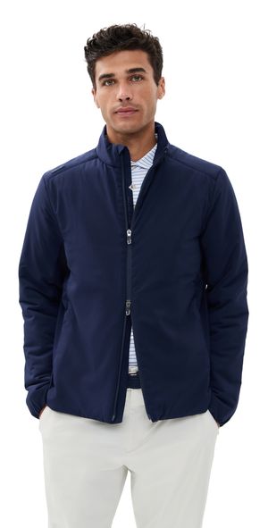 RLX Ralph Lauren Tech Stretch Full Zip Jacket Refined Navy L