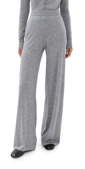 SPRWMN Cashmere Wide Leg Pants Grey XL