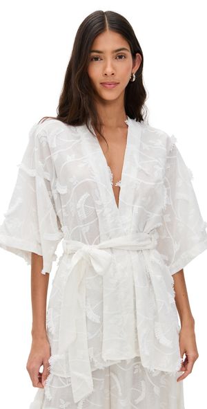 DIARRABLU Cabana Kimono Kheff Blanc XS/S