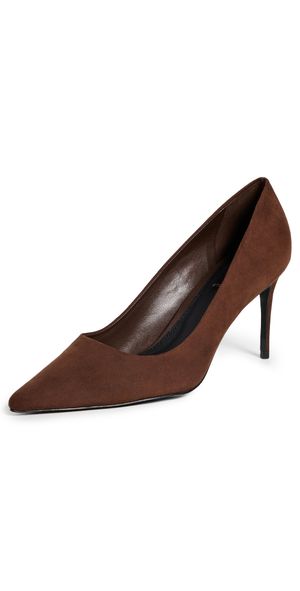 Black Suede Studio Amaya Pumps 80mm Brownie 35.5