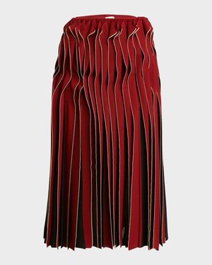 Dimensional Midi Skirt