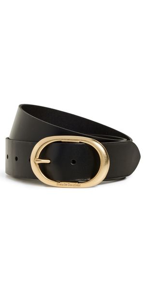 Favorite Daughter The Jean Belt Black/Antique Brass M