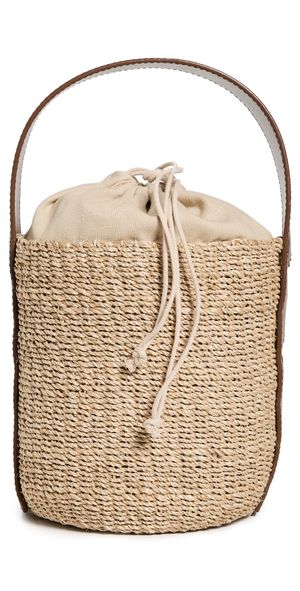 Poolside Bags The Montauk Bucket Bag Natural One Size