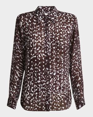 Chowy Polka-Dot Button-Down Shirt