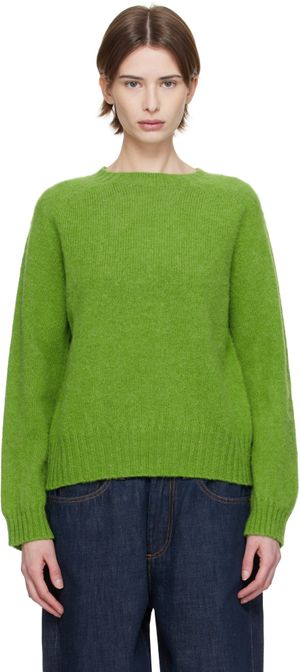 YMC Pull Jets vert exclusif à SSENSE