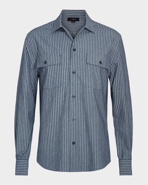 Men's Double Patch Pocket Sport Shirt