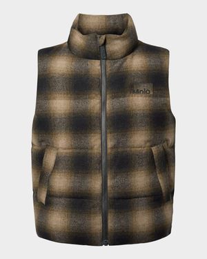 Boy's Heike Puffer Vest, Size 4-6