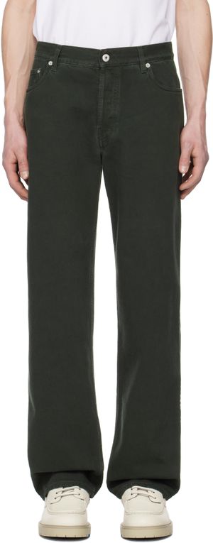 Burberry Black Regular-Fit Jeans