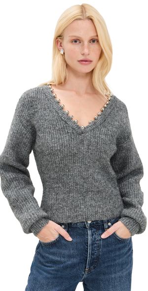 BLANKNYC Silver Lining Sweater Grey L