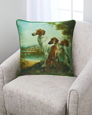 Rest After The Hunt Silk Pillow