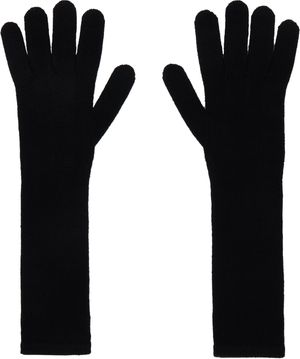 Max Mara Black Mmjock Gloves