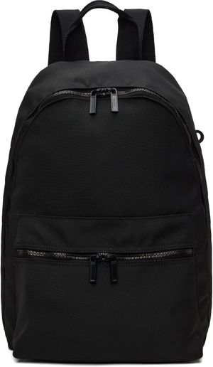 Rick Owens Black Hollywood Heavy Cordura Backpack