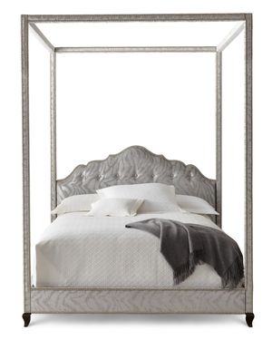 Athena Zebra California King Canopy Bed