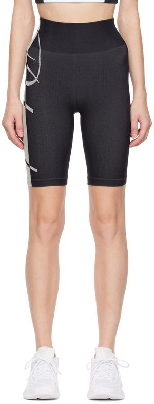 Rhude Black Core Techknit Bike Shorts
