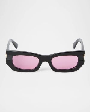 Belleville Acetate Rectangle Sunglasses
